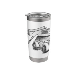 Rooftop Tent Camping Offroad Truck Camper Stainless Steel Insulated Tumbler