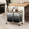 MAT EXPERT 12-Drawer Rolling Storage Cart, Mobile Utility Cart on