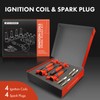 A-Premium (Red) Set of 8 Ignition Coil Pack and Iridium
