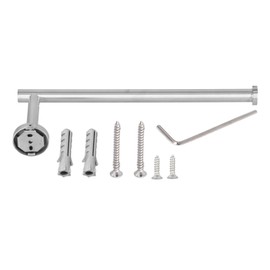 304 Stainless Steel Towel Rack Toilet Paper Holder Wall Mounted Towel Bar Toilet Roll Holder for Bathroom