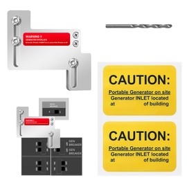Generator Interlock Kit Compatible with Eaton Cutler Hammer Type CH 150 & 200 AMP PANELGENERATOR Breaker,1/1/4-1 1/2 inches Spacing Between Main and Branch Breaker,Professional and Interlock Kit