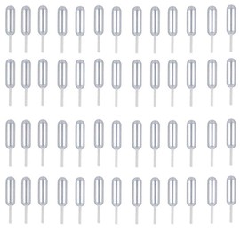 Dessert Pipettes 4ml, 60PCS Plastic Squeeze Transfer Pipettes Dropper Liquid Injector for Cupcake Strawberries (60）