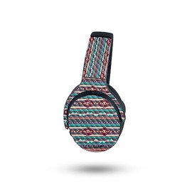 MightySkins Carbon Fiber Skin Compatible with Skullcandy Crusher ANC 2 - Southwest Stripes | Protective, Durable Textured Carbon Fiber Finish | Easy to Apply