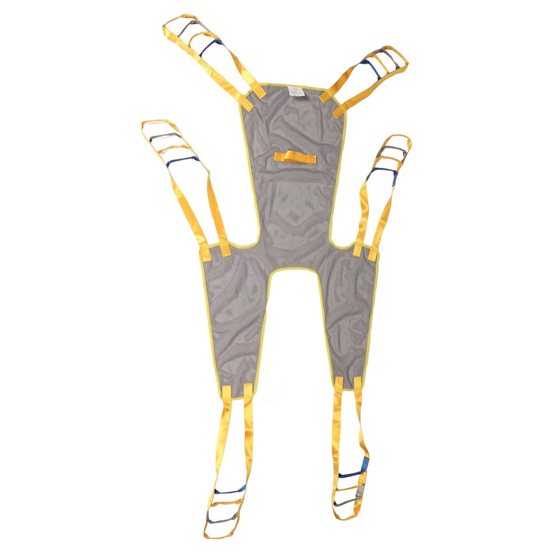Patient Aid Lift Sling Mesh Full Body Divided Legs Head