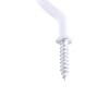 TIOMIOSEA Screw hooks, white, 70 mm, pack of 20, hook