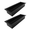 Fittes Flush Floor Vent [Lite] - 3"x10" - Matte Black