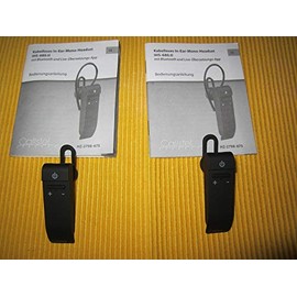 Callstel Instant Translator: Set of 2 2-in-1 Live Translator & In-Ear Mono Headset, Bluetooth, App (Real-time Translator Headphones, Translator, Hands-Free Call)