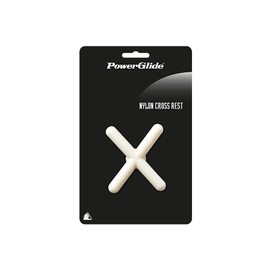 PowerGlide Snooker, Pool or Billiard Cue Rest | Cross | Nylon White | One Size