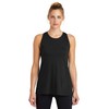 Sport-Tek Ladies PosiCharge Tri-Blend Wicking Tank M Black Triad Solid