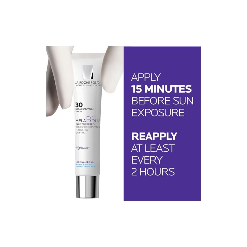 La Roche-Posay Mela B3 Tratamiento Anti-Manchas Corrector, Protector SPF 30
