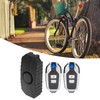 Bicycle Alarm with Remote Control, Wireless Anti-Theft Vibration Motion Sensor,