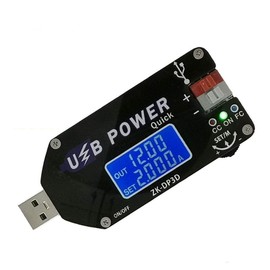 WINGONEER CNC USB TYEPE-C DC DC Converter CC CV 4-13V to 1-30V 2A 15W Power Module Adjustable Stabilized Power Supply QC2.0 3.0