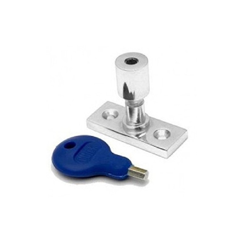 Carlisle Brass Locking Casement Stay Locking Pin with Key (Polished