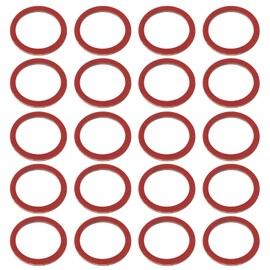 VGOL 100pcs 1/2 Inch Red Fiber Washers Sealing Washer for Service Valve Tap Connector Plumbing Connections Water Valve 19x15.3x1.5mm
