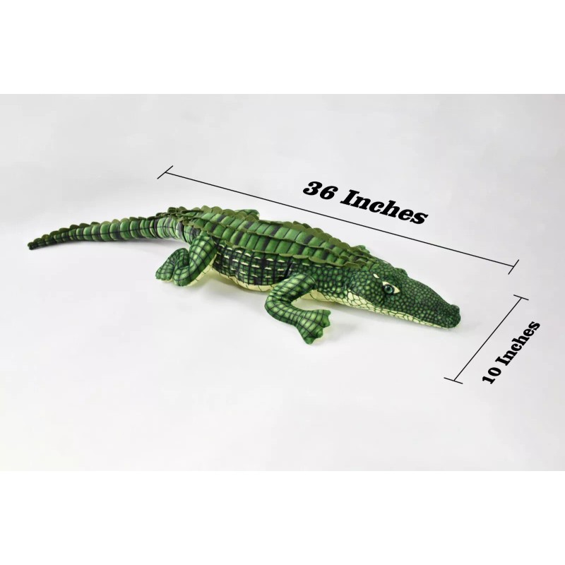 Fiesta Alligator, Realistic Cute Stuffed Animal Plush Toy Kids Educational