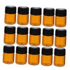 FOMIYES Travel-Sized Essential Oil Sample Bottles 100PCS 1ml Cream Dispensers