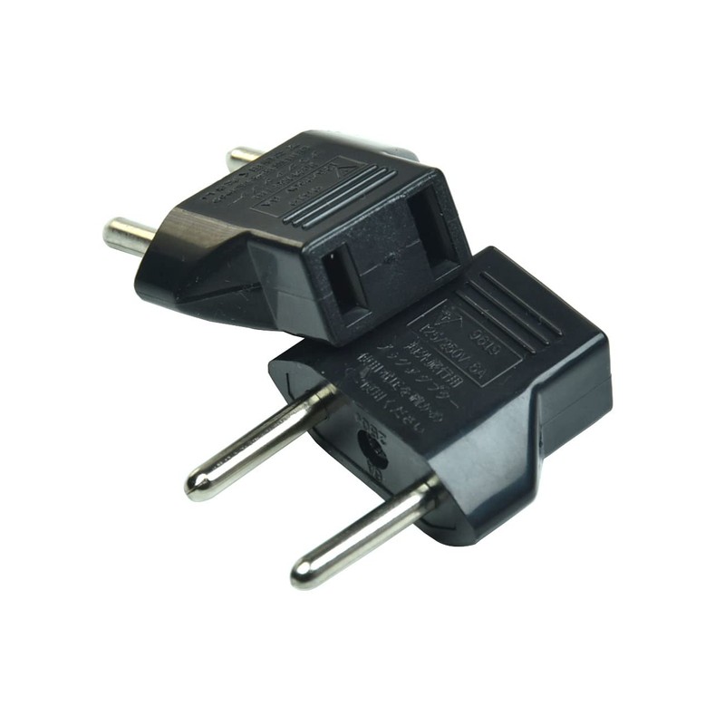 8 PCS American USA to European Outlet Plug Adapter