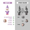 LitoMagic Christmas Baby Elf Doll in Purple Jumpsuit
