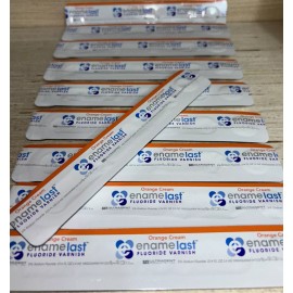 Enamelast 10x Lot - Enamelast Flouride Varnish Orange Cream