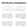 Keychron K14 Pro Wireless Custom Mechanical Keyboard, 70% TKL QMK/VIA