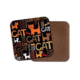 1 x Cute Cats Coaster - Cat Kitten Pet Mum Auntie Funny Pretty #13125