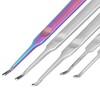 Leather Edge Skiving Tool Stainless Steel Stitching Groover DIY Craft