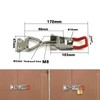 Set of 2 Stainless Steel Toggle Lock Large Toggle Lever