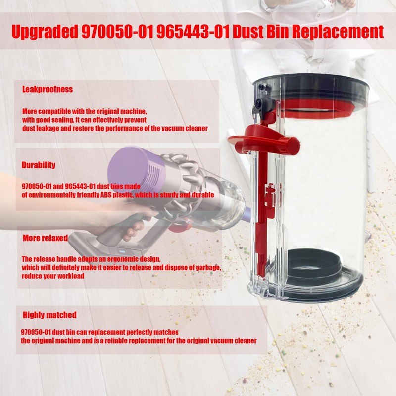 SW FUTURE Canister Replacement Compatible With Dyson V11 Torque Drive