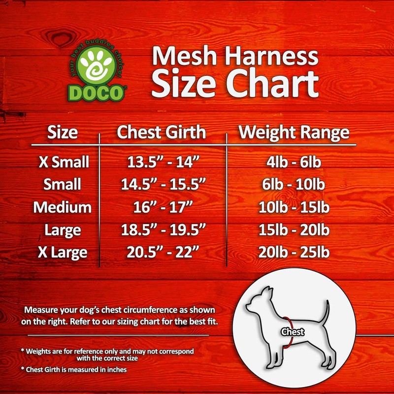 DOCO Athletica Quick FIT Mesh Harness - No Choke