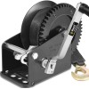 Bravex 2000LBS Boat Trailer Winch Hook Portable Hand Winch Two