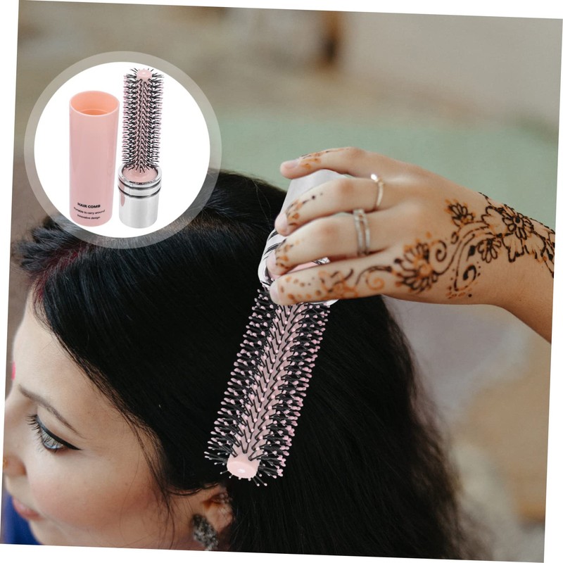 Gatuida Retractable Styling Roller Hairbrush for Women Static Travel Brush