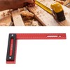 Woodworking Square 300x200mm L Shape Aluminum Alloy Framing Square with