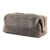Bruno Banani All Over 020276 Toiletry Bag Genuine Leather Brown