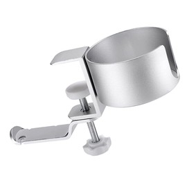 Mobestech Adjustable Multi Function Cup Holder Rotating Headphone Hanger for Desk Clamp Design Slip Suitable for Various Desktop Thicknesses Practical Professional for Headset Storage