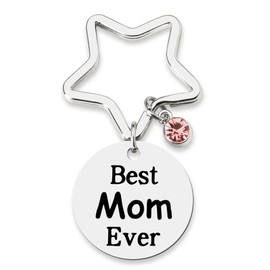 Best Mom Ever Gift Keychain for Womens Birthday Gift for Mom Mother in Law Christmas Gifts for Mama Stocking Stuffers for Women New Mom To Be Gifts for Stepmom Stepmother Gifts from Daughter Son