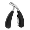 AIXXCUVQ Comfortable Grip Nail Clippers with Anti Slip Handle Built-in