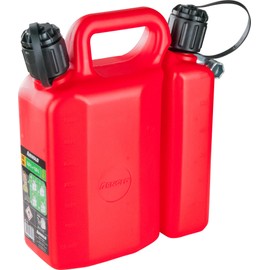 ARNOLD double cannister AZ98, red, 10.2 x 4.7 x 12.6 in, 6011-X2-7007