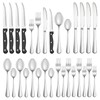 36 Pcs Silverware Set with Steak Knives Service for 6,Stainless