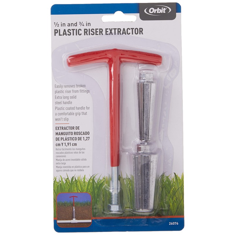 Orbit 26076 1/2" & 3/4" Sprinkler Riser Extractor