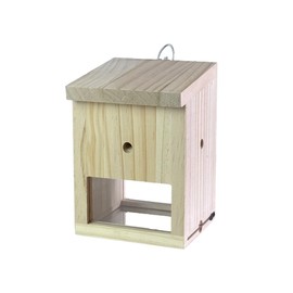 Carpenter bee House, Defender for bee, for Outdoor Hanging, Wood with high Capacity Bees Vault, for Farm or House