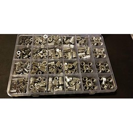 300 pcs Aluminum Rivet Nut Kit Rivnut Nutsert Assort (150pcs Metric+150pcs SAE) HQ