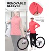 33,000ft Giacca da ciclismo da donna con maniche staccabili(Rosa,L)