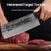 Kakamono Meat Cleaver Vegetable and Butcher Knife, Handmade Forged High