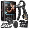 NIYIKOW Grip Strength Trainer, Adjustable Hand Grip Strengthener Kit -