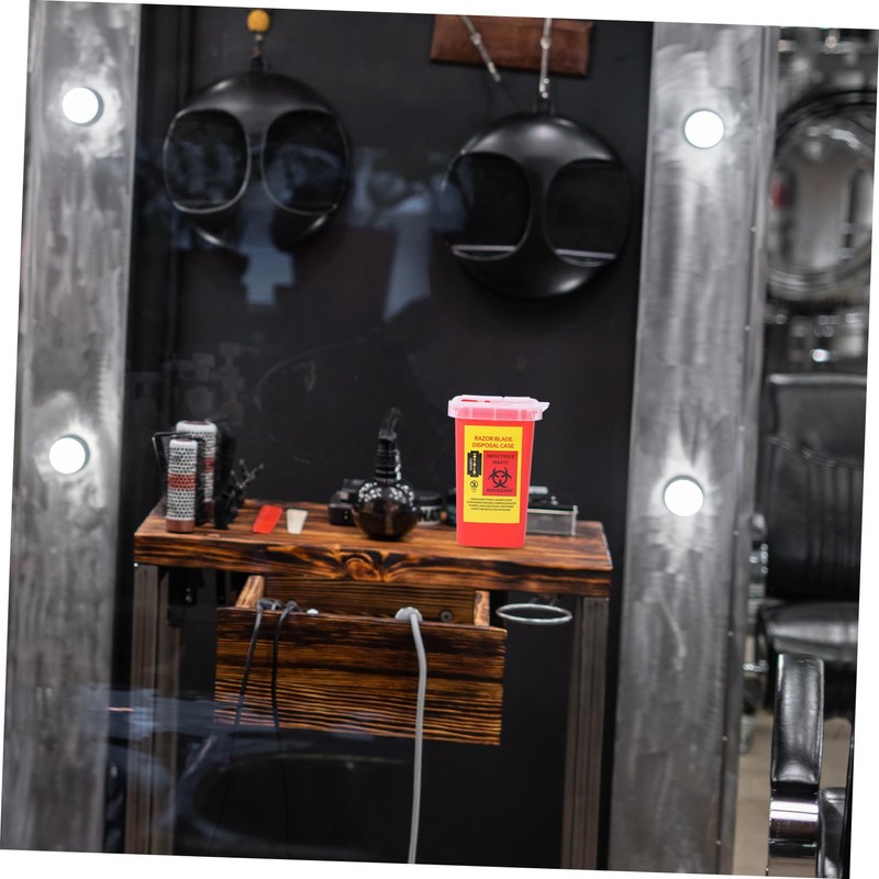 FOMIYES Abs Material Razor Holder Box Razor Case Storage Container