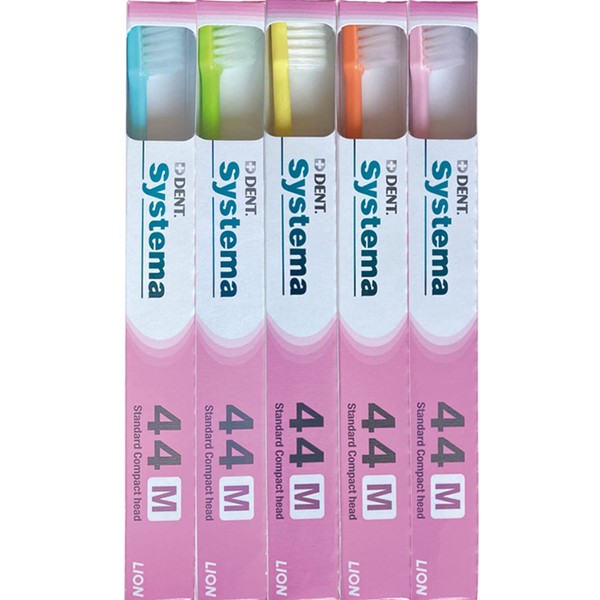 Lion DENT . EX Systema Toothbrush, 10 Pieces, 13.2 ft (44 m), Compact, Normal