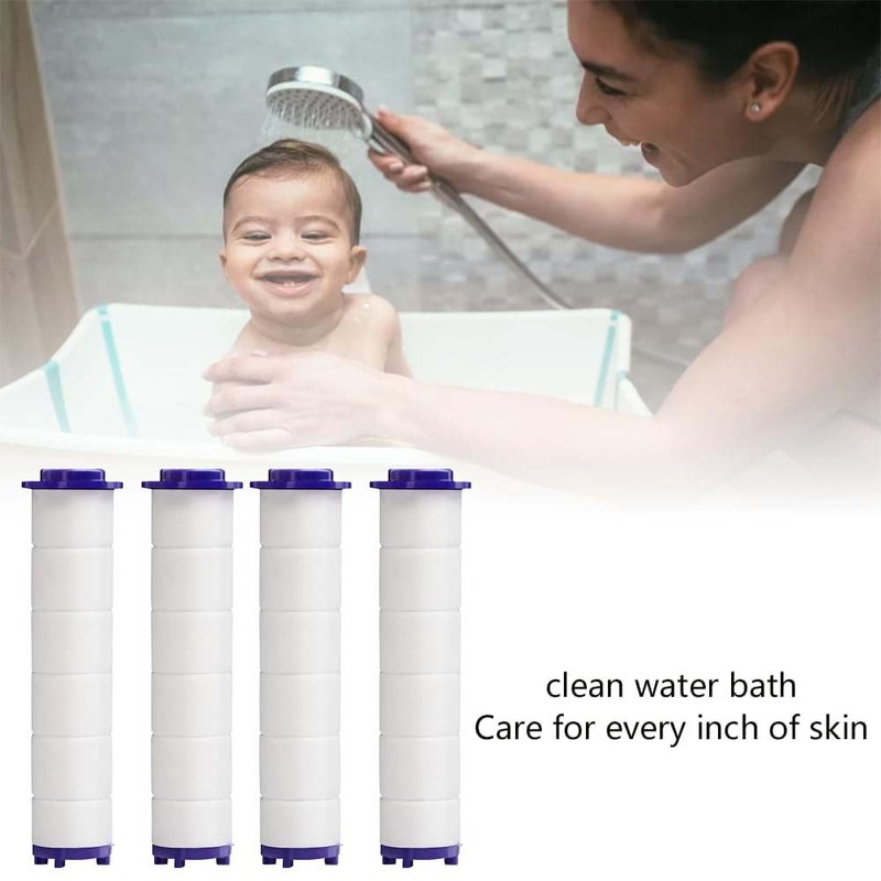 4 Pieces PP Cotton Filter for Shower,Water Filter Element Use