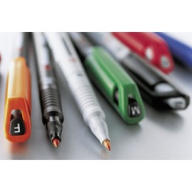 Pen for Overhead Projection - STABILO OHPen universal - Permanent Medium - Pack of 8 - Assorted Colours