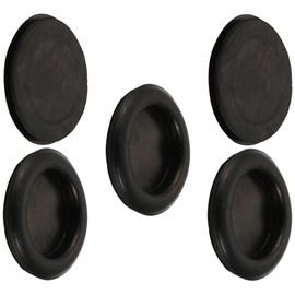 TOP-VIGOR 55 mm schwarze Gummi-Abdecktüllen, elektrische Löcher, Kabelschutz für Stecker, Auto, Boot, Pumpe, Sanitärverdrahtung