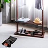 GONGKANGYUAN 10 Pack Shoe Bags for Travel Satin Fabric Shoe